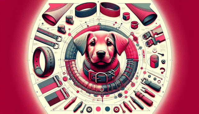 Soft puppy collar ensuring safety and comfort