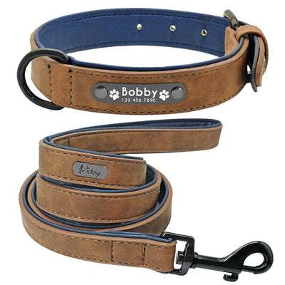 Leather Collar & Leash