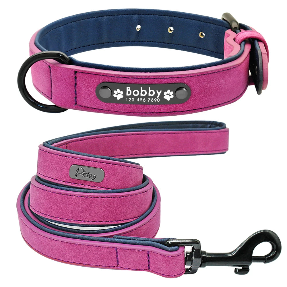 Leather Collar Leash