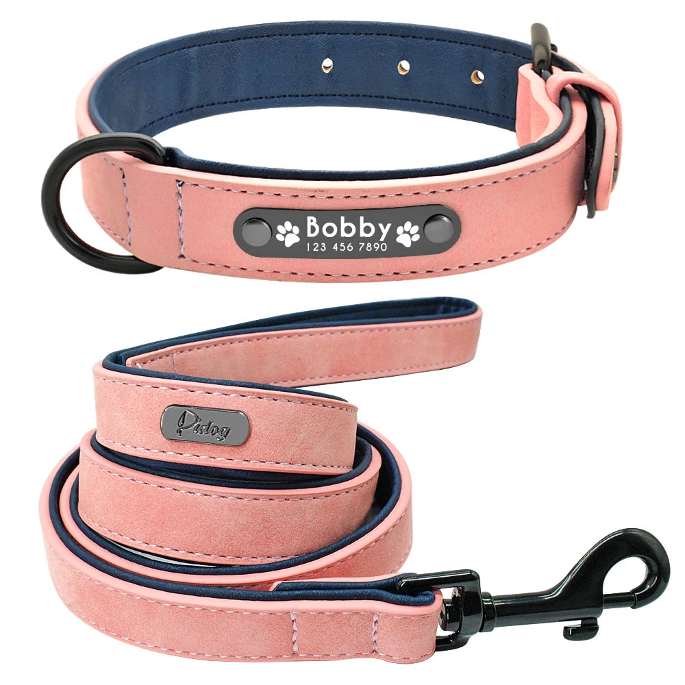 Leather Collar Leash