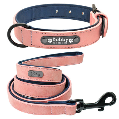 Leather Collar & Leash