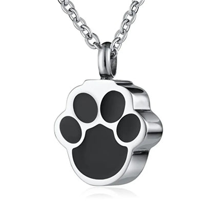 Silver Paw Print Necklace best dog lover gifts for her