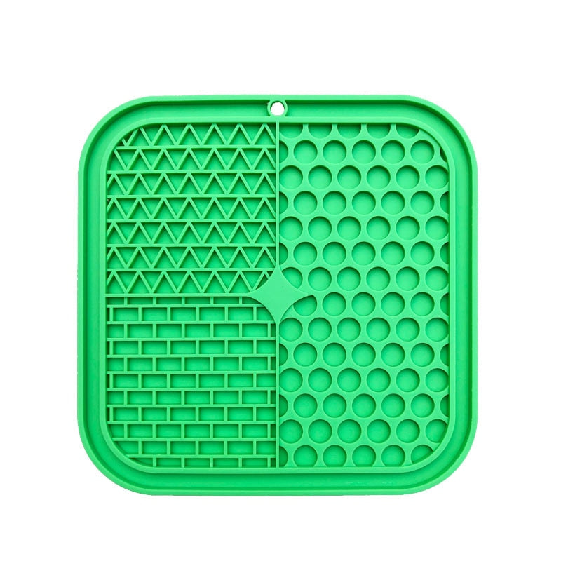 Clover Shape Pet Lick Mat Slow Feeding Mat Silicone Licking Pad for Ca –  savvypetz