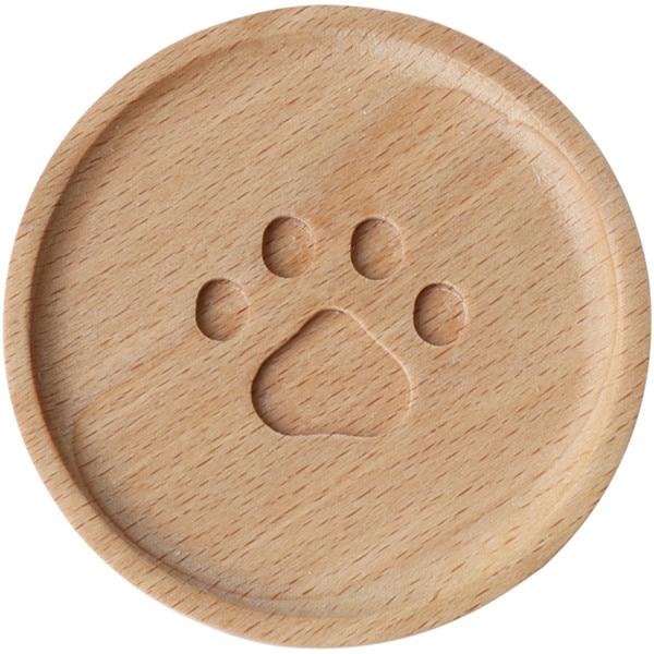 Paw Wooden Coaster - Dog's Love Store