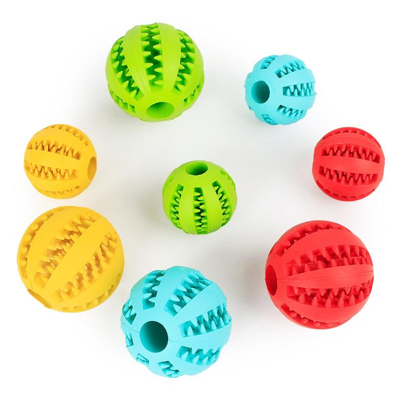 Interactive Dog Treat Dispensing Ball, Interactive Food Dispenser Durable  Dog Chew Toy Ball, Durable Resistant Nontoxic Rubber Dogs Toy Ball 